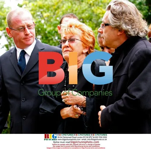 Actor Mike Reid at Frank Butcher's Funeral