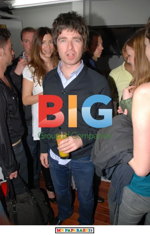 Sara McDonald and Noel Gallagher at Exhibition