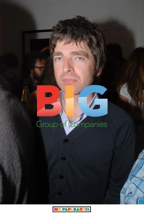 Sara McDonald and Noel Gallagher at Exhibition