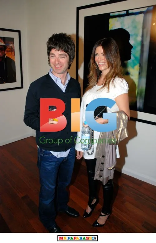 Sara McDonald and Noel Gallagher at Lawrence Watson exhibition