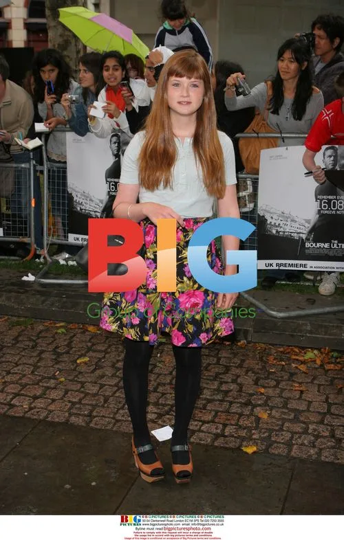 Bonnie Wright at Bourne Ultimatum Premiere