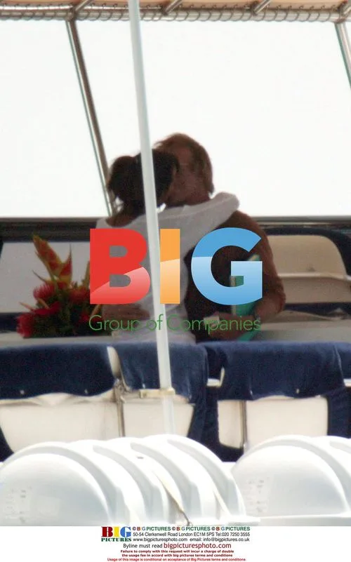 Sophie Marceau and Christophe Lambert on Boat