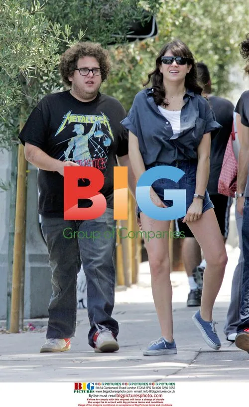 Jonah Hill Hangs Out With Friends