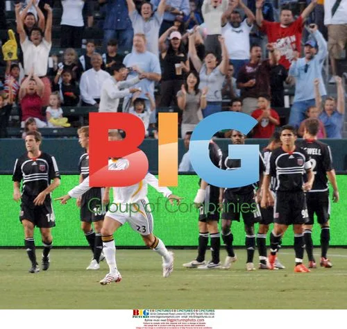 David Beckham Celebrates First Galaxy Goal