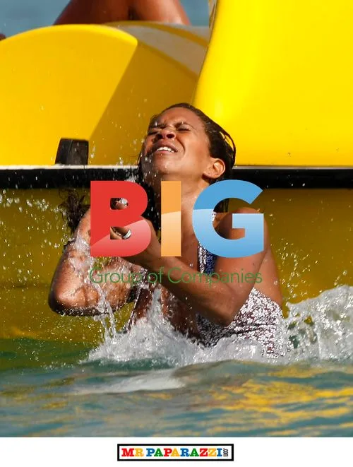 Charley Uchea Slides off Pedalo in Spain
