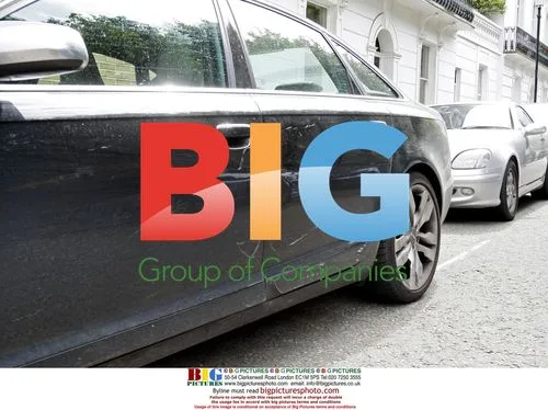 Hugh Grant's Damaged Car