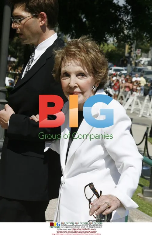 Nancy Reagan at Merv Griffin's Funeral