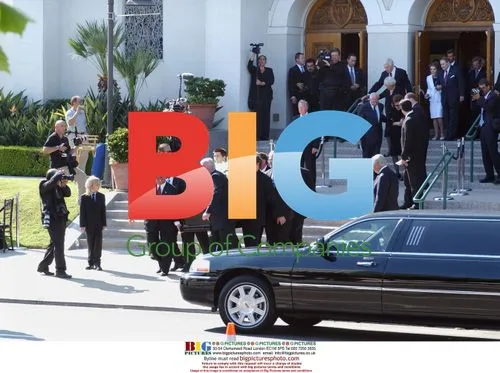 Merv Griffin's Funeral in Beverly Hills