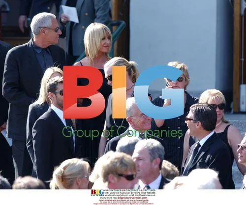 Merv Griffin's Funeral in Beverly Hills