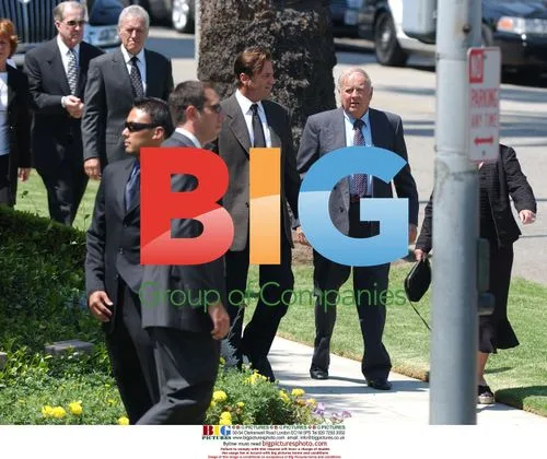 Dick Van Patten at Merv Griffin's Funeral