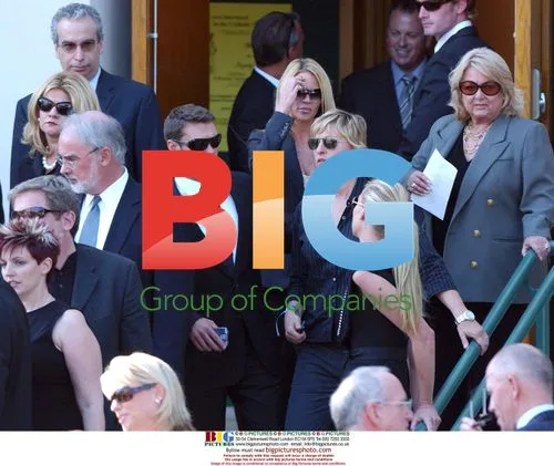Merv Griffin's Funeral at Good Shephard Catholic Church