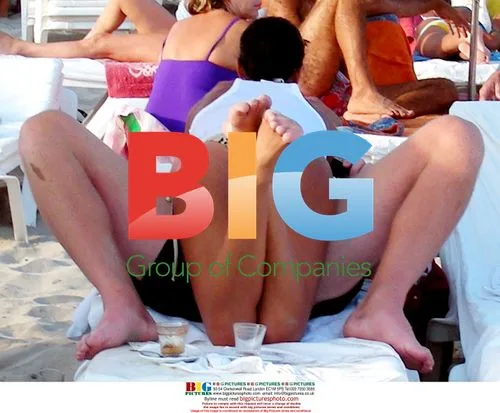 Boris Becker and girlfriend in Ibiza