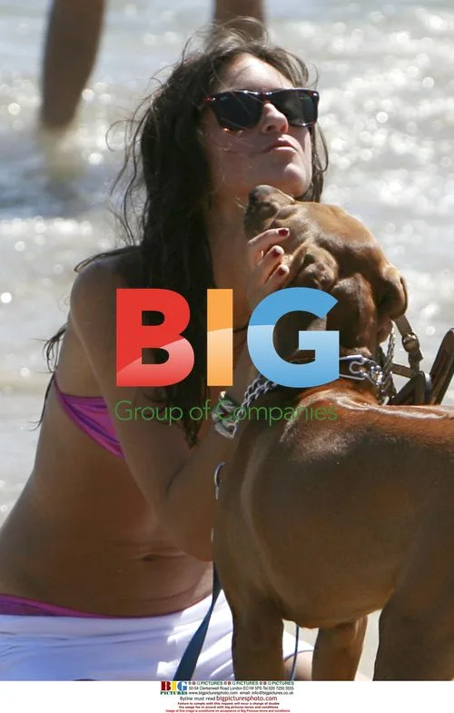 Caroline D'Amore at Paris Hilton's Malibu Beach House