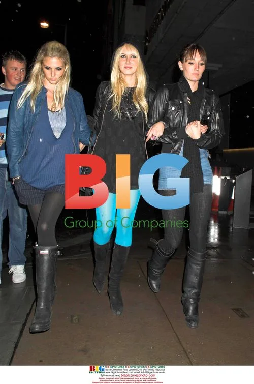 Kimberly and Ruby Stewart at Rod Stewart's London Party