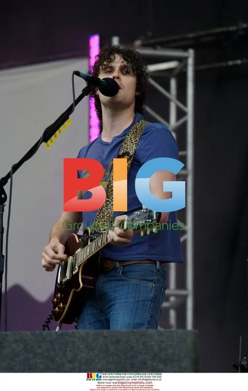 Jon Fratelli and The Fratellis perform at V Festival