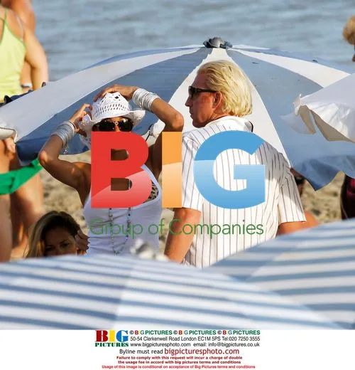Boris Becker and Girlfriend Sharlely on Ibiza Beach
