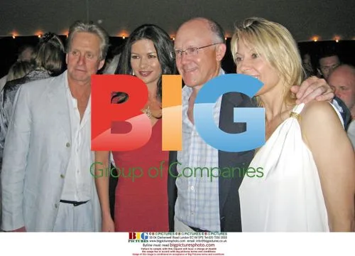 Michael Douglas and Catherine Zeta Jones at 'King of California' event