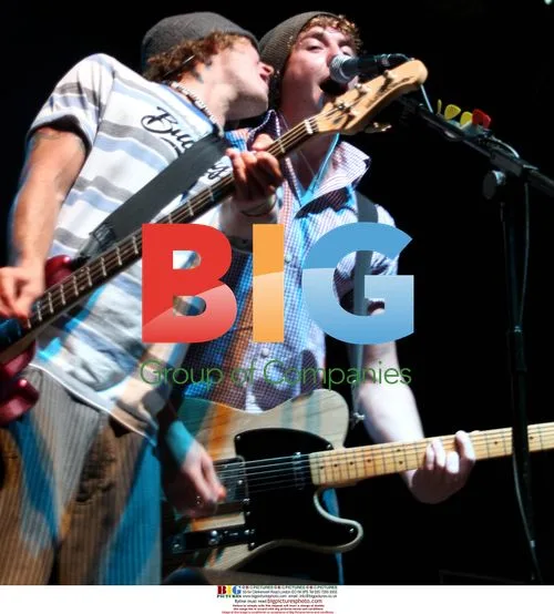 Mcfly on stage at V Festival