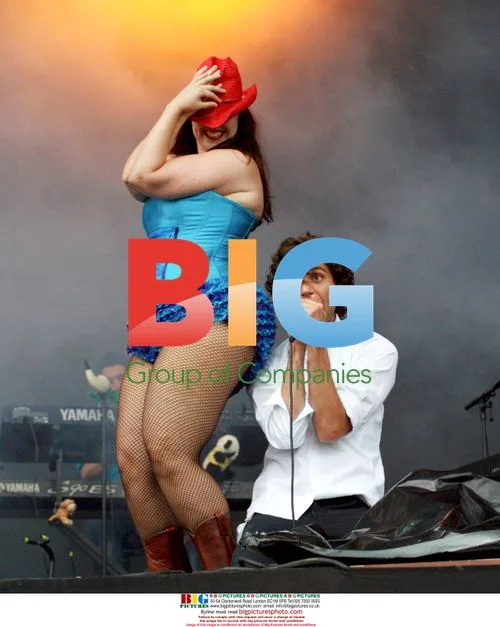 Singer Mika performing at V Festival
