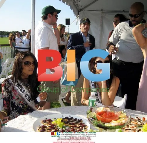 Miss USA and Miss Universe at Polo Event