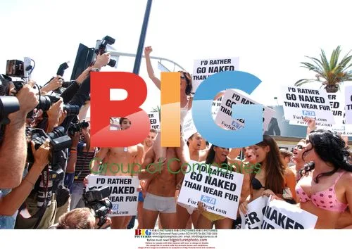 Janice Dickinson and Models Join PETA Fur Protest