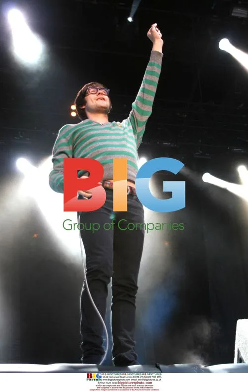 Kasabian on stage at V Festival