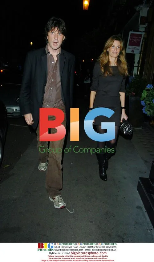 Jemima Khan and Lord John Somerset Leave London Restaurant