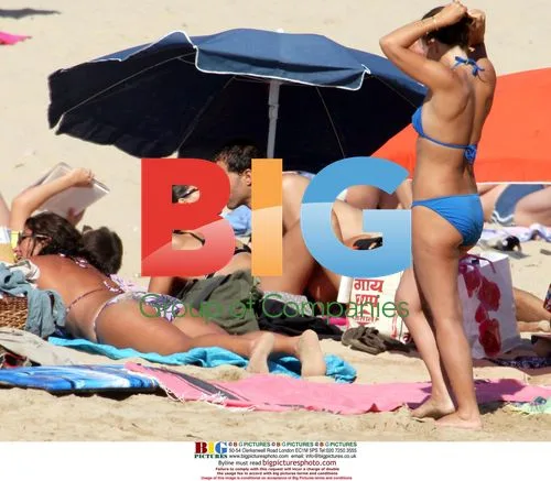 Actors Virginie Ledoyen and Ari Elmaleh vacation in Corse