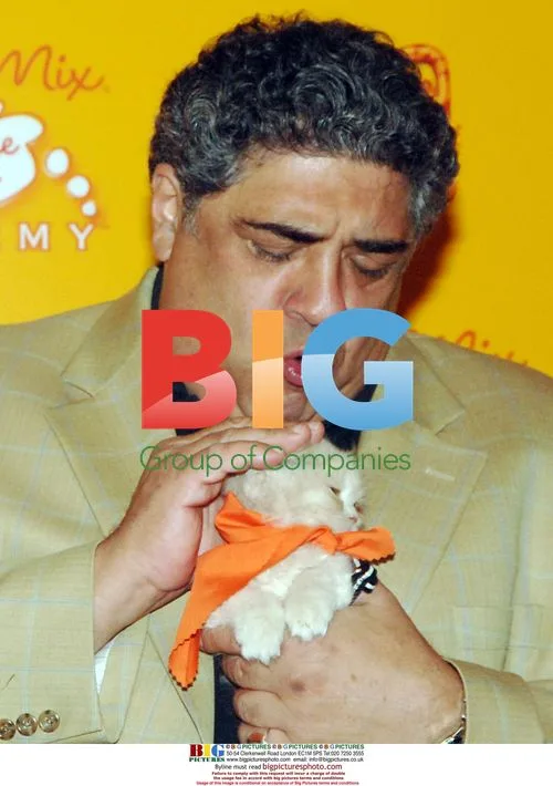 Actor Vincent Pastore Plays with Cats