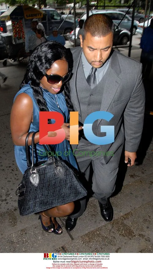 Rapper Foxy Brown Arrives at Court
