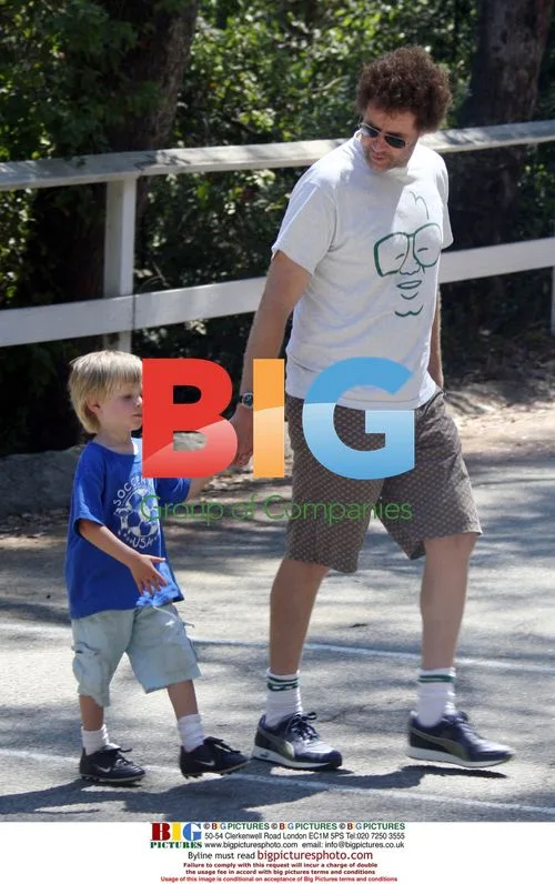 Will Ferrell and son Magnus out in Brentwood