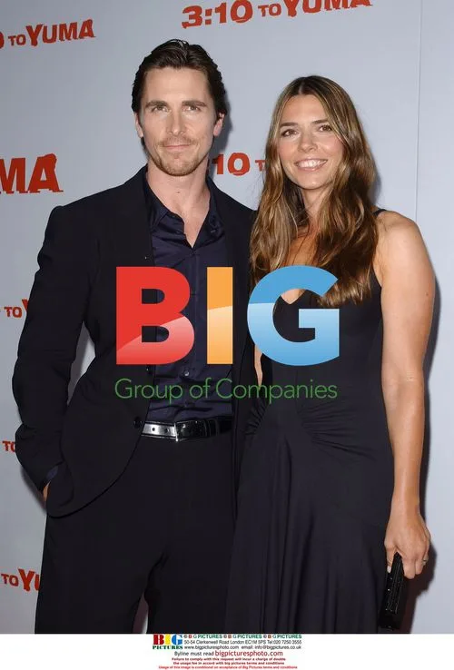 Christian Bale and Sibi Blazic at 3:10 to Yuma Premiere