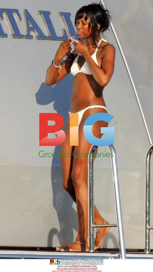 Naomi Campbell on Dolce & Gabbana\'s Yacht