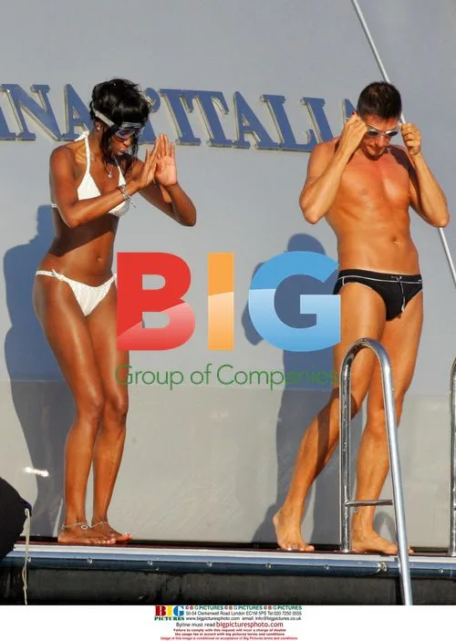 Naomi Campbell on Dolce & Gabbana yacht