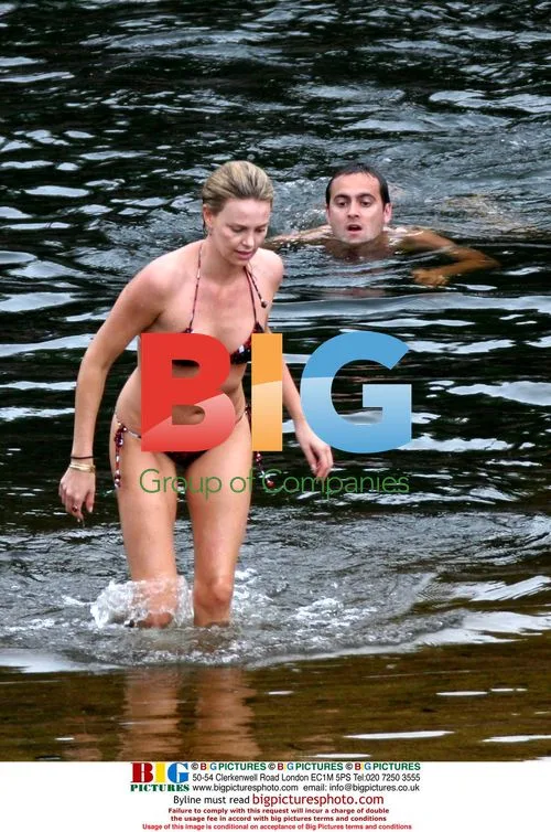 Charlize Theron and Stuart Townsend on Vacation in Belize