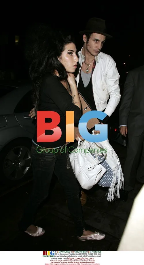 Amy Winehouse and Blake Fielder-Civil in London