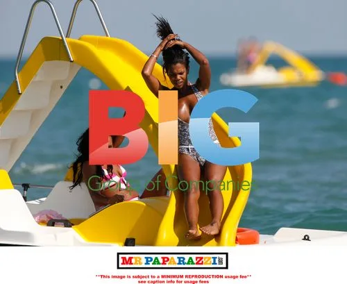 Charley Uchea Slides Off Pedalo Into Sea