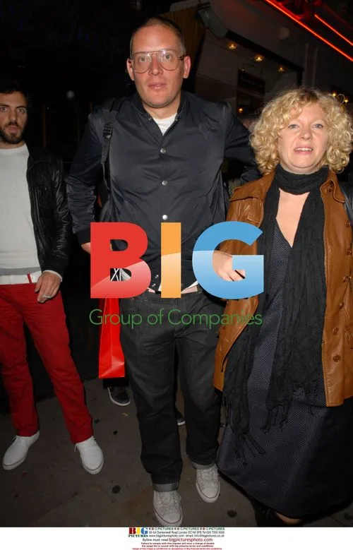 Giles Deacon Leaving Cafe De Paris Club