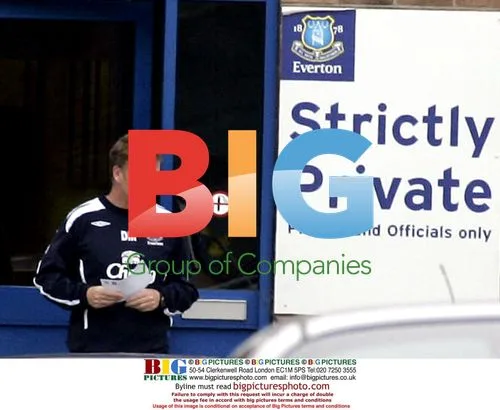 Everton F.C manager David Moyes at Bellfield