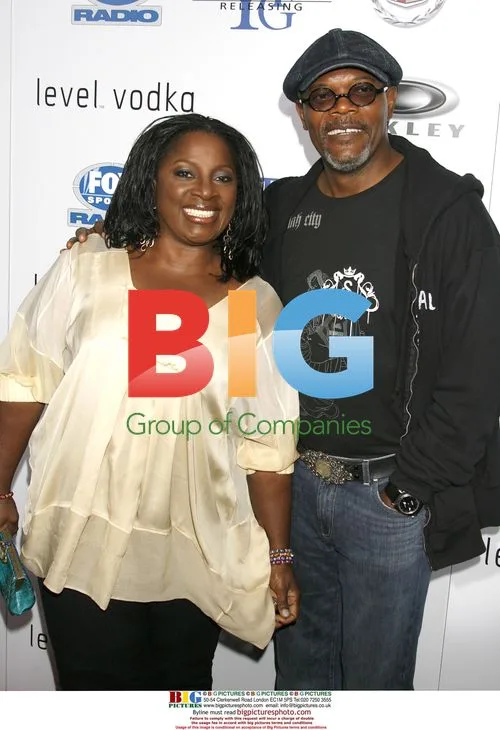 LaTanya and Samuel L. Jackson at "Resurrecting the Champ" Premiere