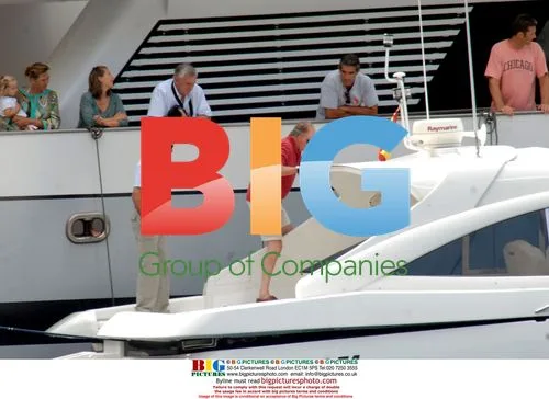 Dukes of Palma and Lugo with Spanish Royals on Yacht