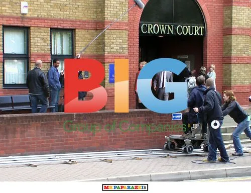Eastenders actors outside court