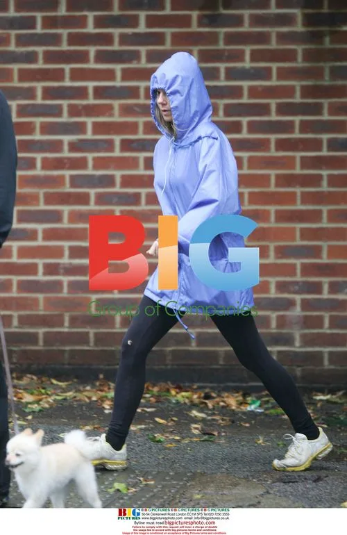 Spice Girl Geri Halliwell Goes for Run in London