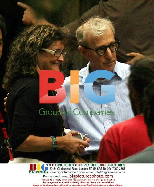 Penelope Cruz, Javier Bardem and Scarlett Johansson on Woody Allen film set
