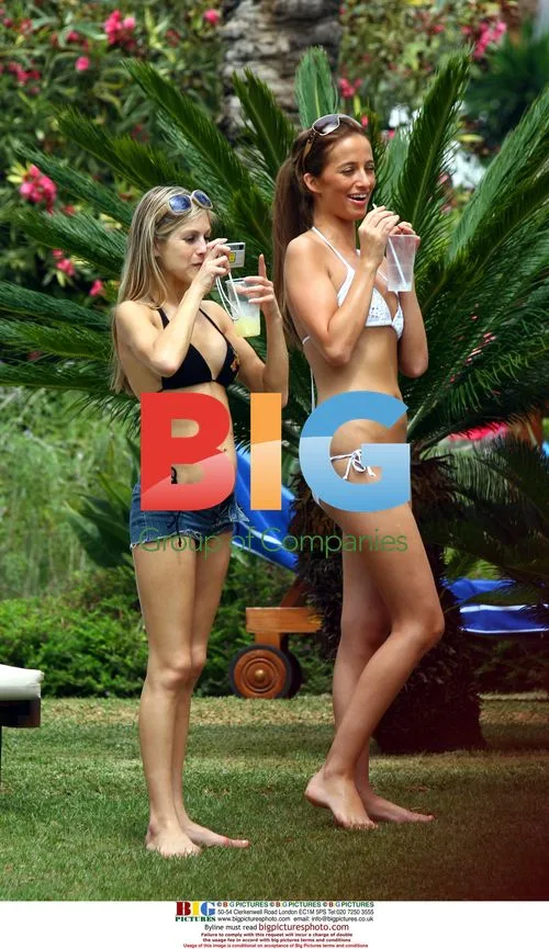 Big Brother stars Chantelle and Nikki in Formentera