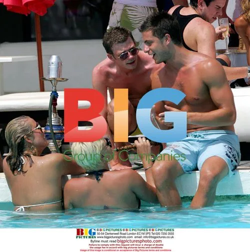 Celebs by the Pool in Marbella
