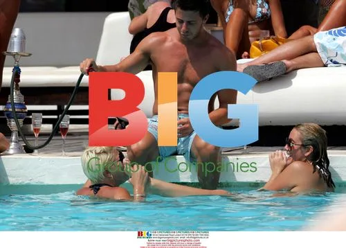 Celebs by the Pool in Marbella
