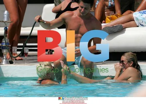 Celebs Enjoy Day by the Pool in Marbella