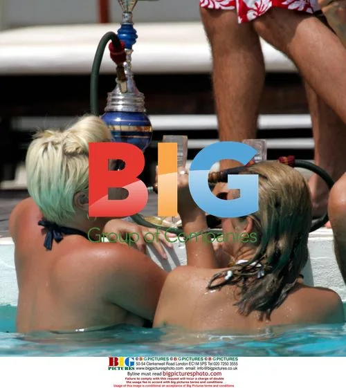Celebs at Marbella Pool Party
