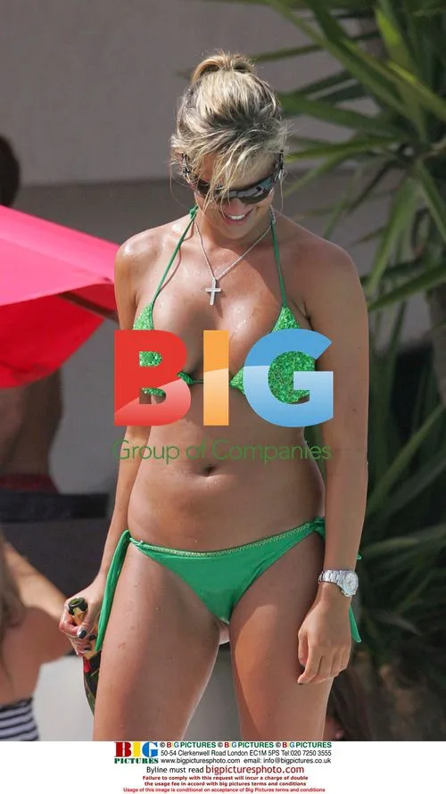 Celebs Relax by Pool in Marbella